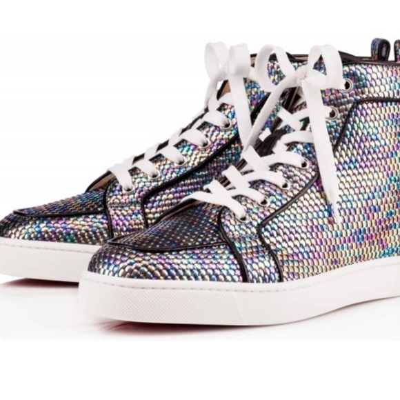 Rare Christian louboutin hightop sneakers 41.5 - Picture 2 of 14